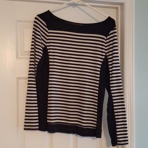 Navy/White Striped Shirt